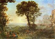 Claude Lorrain 2nd third of 17th century oil painting on canvas